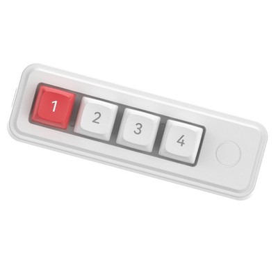 4 Key Mechanical Gaming Keyboard Hot Swap Keypad for Efficient Typing and Gaming