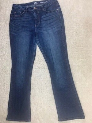 Lee Riders Size 33x31(Measured) Womens Jeans Mid Rise Bootcut Med Wash
