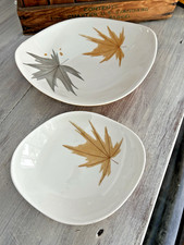 Set of 2 MCM Iroquois Ben Seibel Serving Bowls Harvest Time Informal