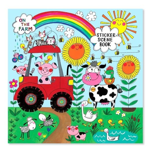 Rachel Ellen Sticker Scene Book On The Farm