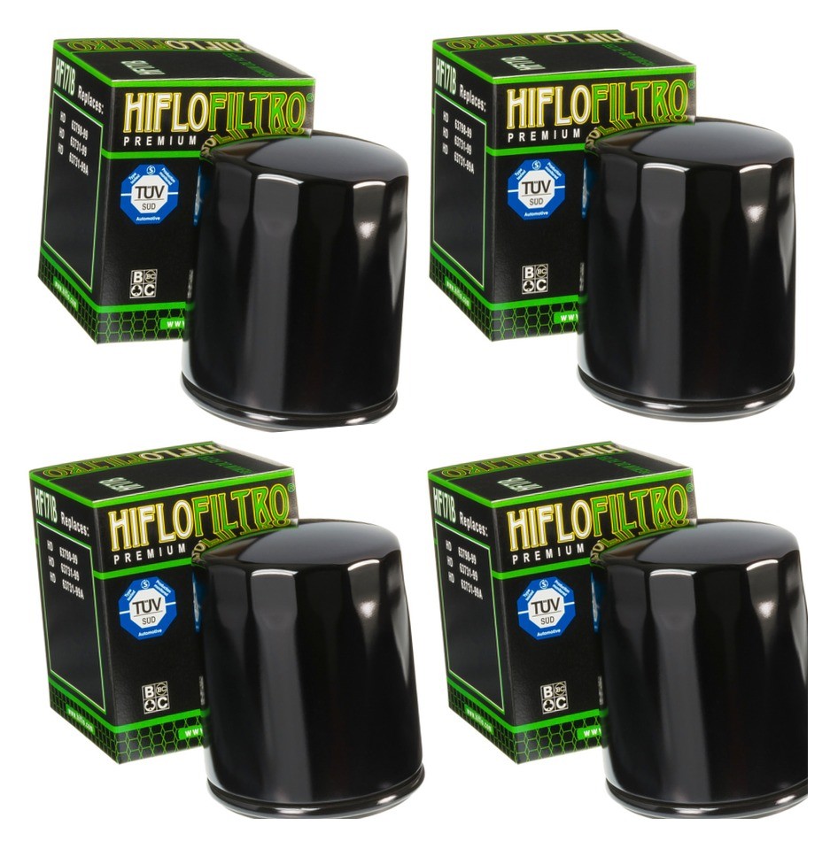- Black - 4 Pack For 90-20 H-d Tour Dyna Softail Buell X/s/m