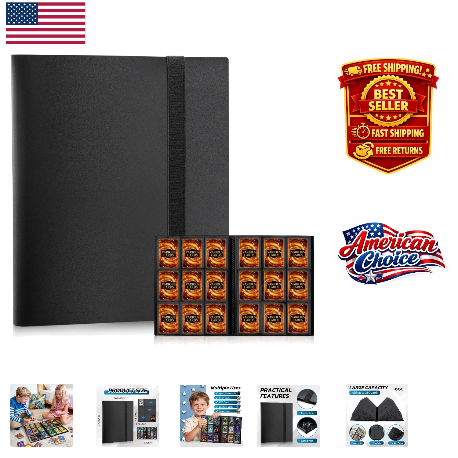 sport card binder book Amazon.com: Trading Card Binder, Card Binder Album Folder Book Fit for MTG Baseball Football Sports Cards, Easy to Use Card Collection Binder (Red, 160 Pockets) : Toys & Games