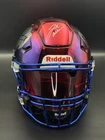 Josh Allen Signed Buffalo Bills FS Authentic SPEEDFLEX Helmet CUSTOM CHROME BAS