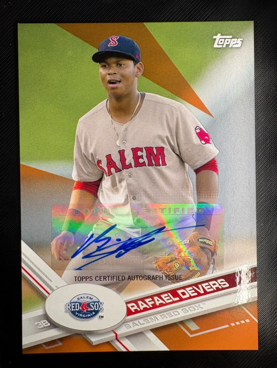 Rafael Devers Baseball Serial Numbered Sports Trading Cards