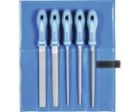 Werkstattfeilen-Set Pferd In Rolltasche 200Mm Hieb 3, 5-Tlg.
