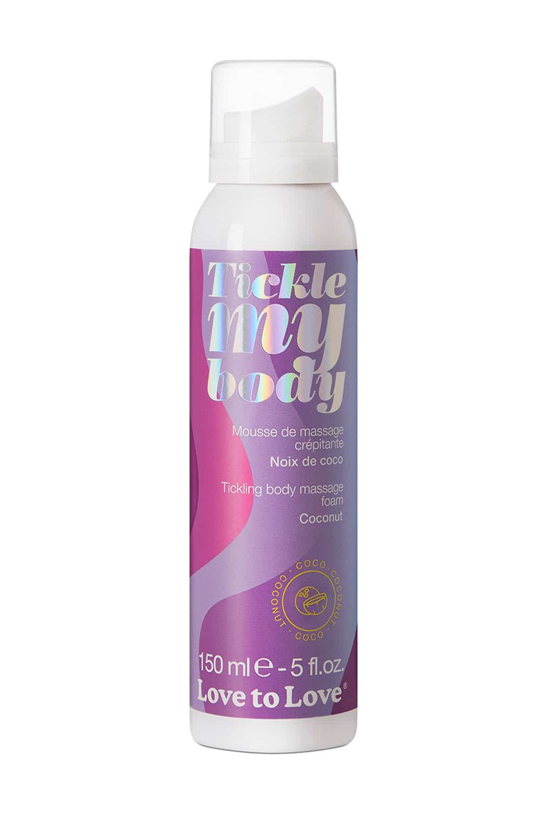 Mousse de massage crépitante coco pour soulager les jambes lourdes 150ml