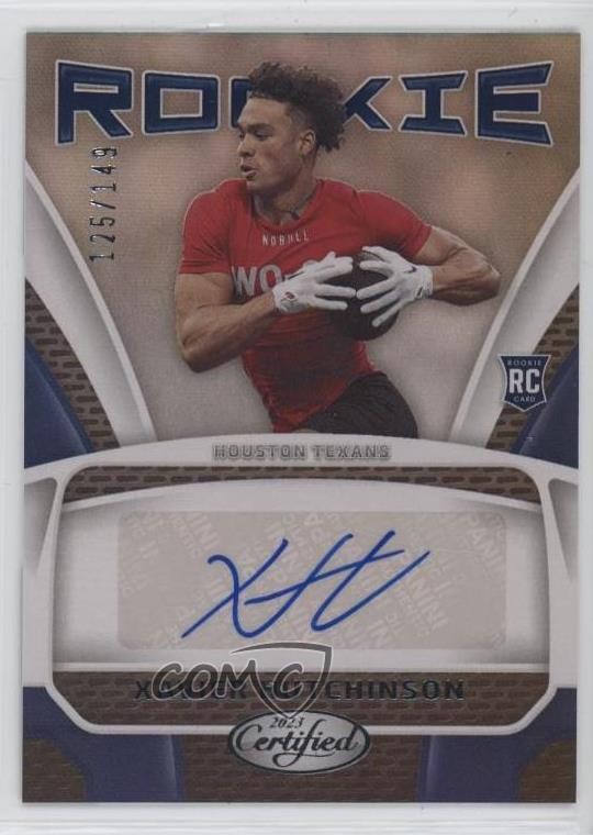 2023 Certified Rookie Signatures /149 Xavier Hutchinson #RS-10 Auto RC 6o3