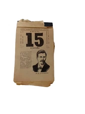 Antiqua 1963 Soviet calendar Sheets various images Rare piece of the History