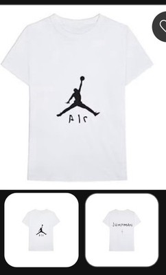 Travis Scott x Jordan Jumpman Tee White XL