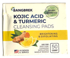 50 Pieces Kojic Acid & Turmeric Cleansing Pad...