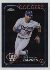 2024 Topps Chrome Sapphire Edition Black 9/10 Austin Barnes #422 4k8