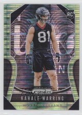 2019 Panini Prizm Rookies Neon Green Pulsar Prizm Kahale Warring #394 00cm