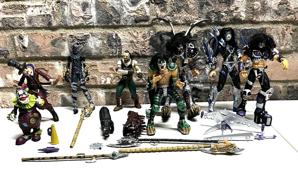 Lote de juguetes McFarlane de colección Ace Frehley & KISS Psycho Circus Ultra figuras años 90 Foto 2 de 4
