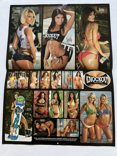 Hooters Calendar Girls 2010 Models Restaurant Swimsuit Bikini Poster