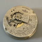 Vintage Antique Wind Up Pocket Watch Movement American Waltham