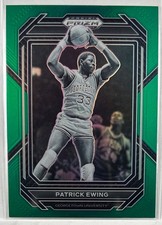 2023 Prizm Draft Picks #96 Patrick Ewing Green Prizm Georgetown Hoyas