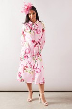 Wallis Pink Shirt Dress Womens Occasion Dresses