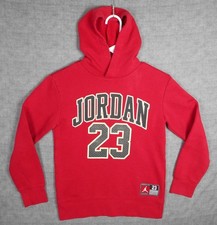 Jordan YOUTH 10/12 Red Hoodie Jumpman Sweatshirt 23 Size Medium