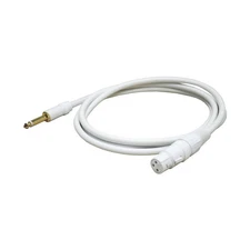 White 6 Ft 1/4" TS to XLR Female Microphone Cable Audio2000's E802xx Series NEW