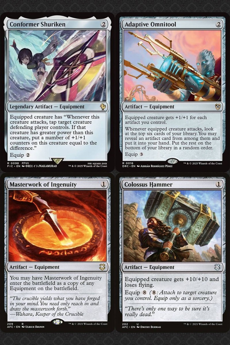 Cloud, Midgar Mercenary Commander Deck Equipment Magic EDH MTG  Ready-to-Play | eBay