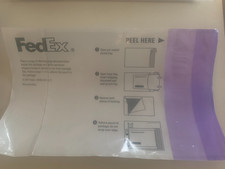 3 Fed EX Shipping Pouches 50 in each Bag-6x10 inches totaling 150