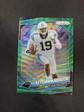 2025 Panini Prizm #264 Keyshawn Johnson Green Wave Carolina Panthers