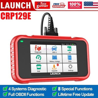 2026 Launch CRP129E OBD2 Car Scanner Engine ABS SRS ECM TCM Diagnostic Tool New