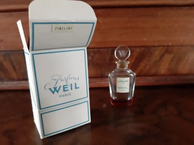 Ancien flacon parfum Zibeline de Weil Paris entamé avec sa boite vintage - Photo 1/4