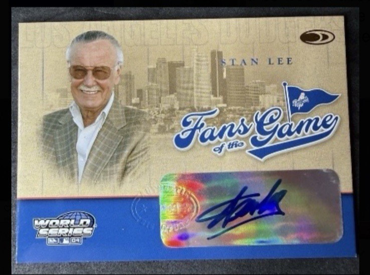 ROOKIE Spider-Man 1966 Donruss Marvel Super Heroes Spider-Man #34 STAN LEE AUTO view 3