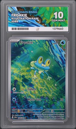 Froakie graded ACE 10 for sale on eBay