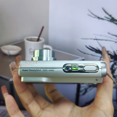 Sony Cyber-shot DSC-W80 7.2MP Digital Camera - Pink for sale