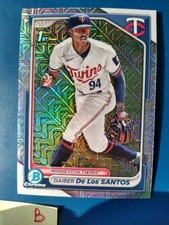 2024 Bowman Chrome MOJO Refractor Daiber De Los Santos #BCP-185 Minnesota Twins