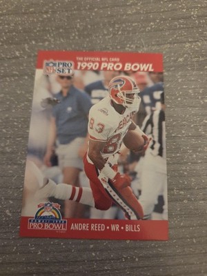 1990 Pro Set Andre Reed/ Blank Error Card