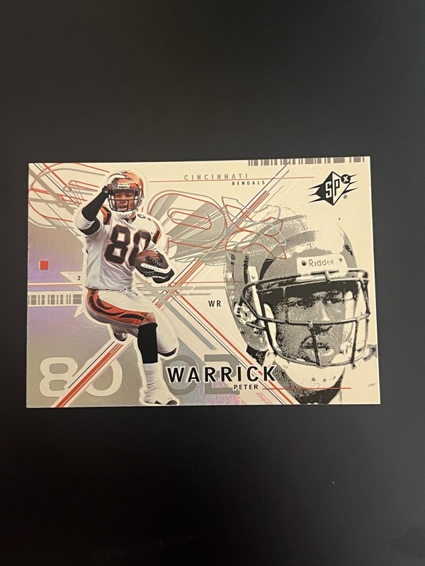 2002 SPx #17 Peter Warrick Cincinnati Bengals Football Card