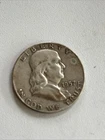 1957-D Franklin Silver Half Dollar Coin