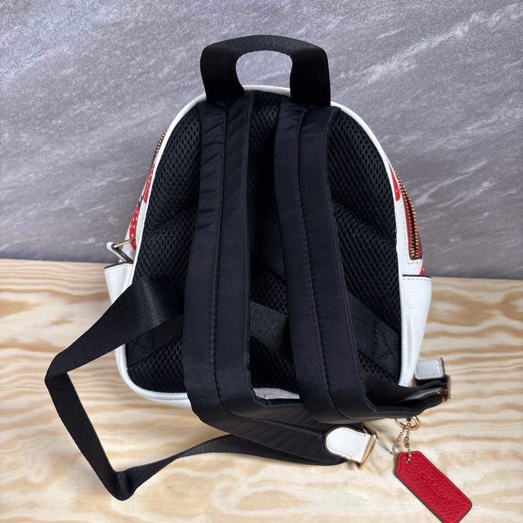 Coach Strawberry Pattern Backpack Authentic - image 2
