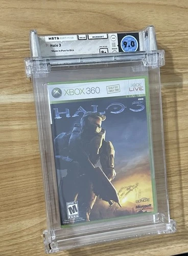 Halo 3 Xbox 360 WATA 9.0 Seal Rating B+ Graded