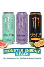 Monster Energy 3 Pack &ndash; Ultra Guava, Wild Passion & Orange Dreamsicle &ndash; Zero Sug