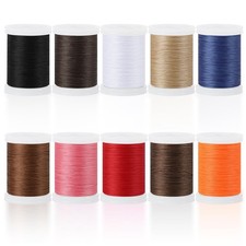 10 Spools Extra Strong Upholstery Thread, Bonded Nylon Thread Leather Thread ...