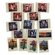 Stranger Things Postcards from Royal Mail