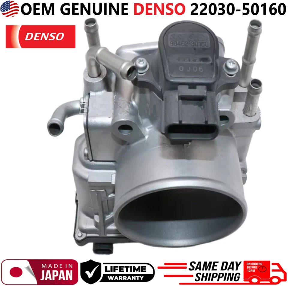 Corpo do acelerador GENUÍNO para 2001-2005 Lexus LS430 GS430 SC430 4.3L V8, 22030-50160 - Imagem 2 de 4