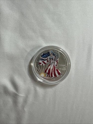 1999 Silver American Eagle - 1oz .999 Fine Colorized Dollar Coin -B54