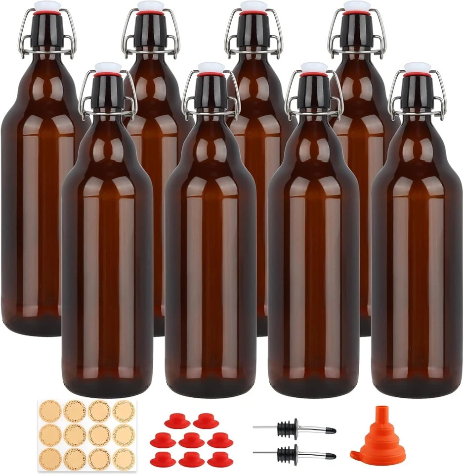 Flip Top Brewing Bottles With Airtight
