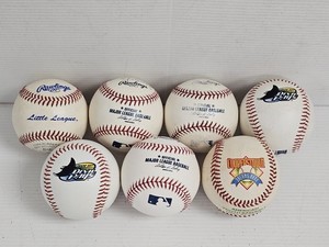 Mixed Lot of 7 Baseballs MLB Official Rawlings Devil Rays Cooperstown