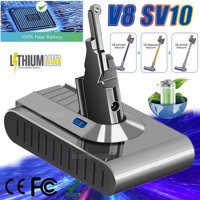 21.6v 7000mAh V8 Battery For Dyson V8 SV10 Absolute V8 Animal Motorhead Vacuum