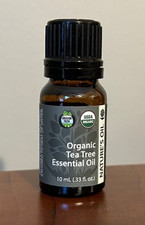 Nature's Oil Organic Tea Tree Essential Oil .33 oz 10 ml 100 Pure