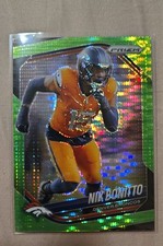 2025 Panini Prizm - Nik Bonitto #230 Neon Green Pulsar Prizm