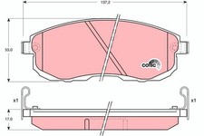 Bremsbeläge für Infiniti i30 G Limo Nissan Cube Juke Van Pulsar Teana ab 02->