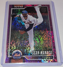 2026 Topps Series 1 MLB Sean Manaea Pink Sand Glitter Foil Card #332 New York