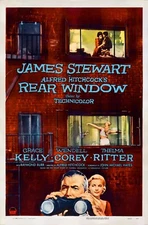 "REAR WINDOW" (1954) one sheet 27"x41" Alfred Hitchcock classic movie poster!